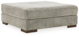 Bayless Smoke Oversized Accent Ottoman (Online Special Price) - Ornate Home