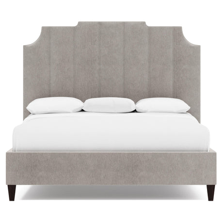 Bayonne Grey Fabric Panel King Bed - Ornate Home