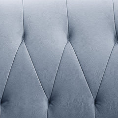 Bayram Light Gray Velvet Sofa - Ornate Home
