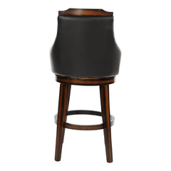 Bayshore Brown Swivel Pub Height Chair (Set of 2) - Ornate Home
