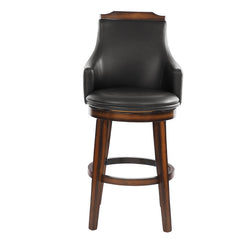 Bayshore Brown Swivel Pub Height Chair (Set of 2) - Ornate Home