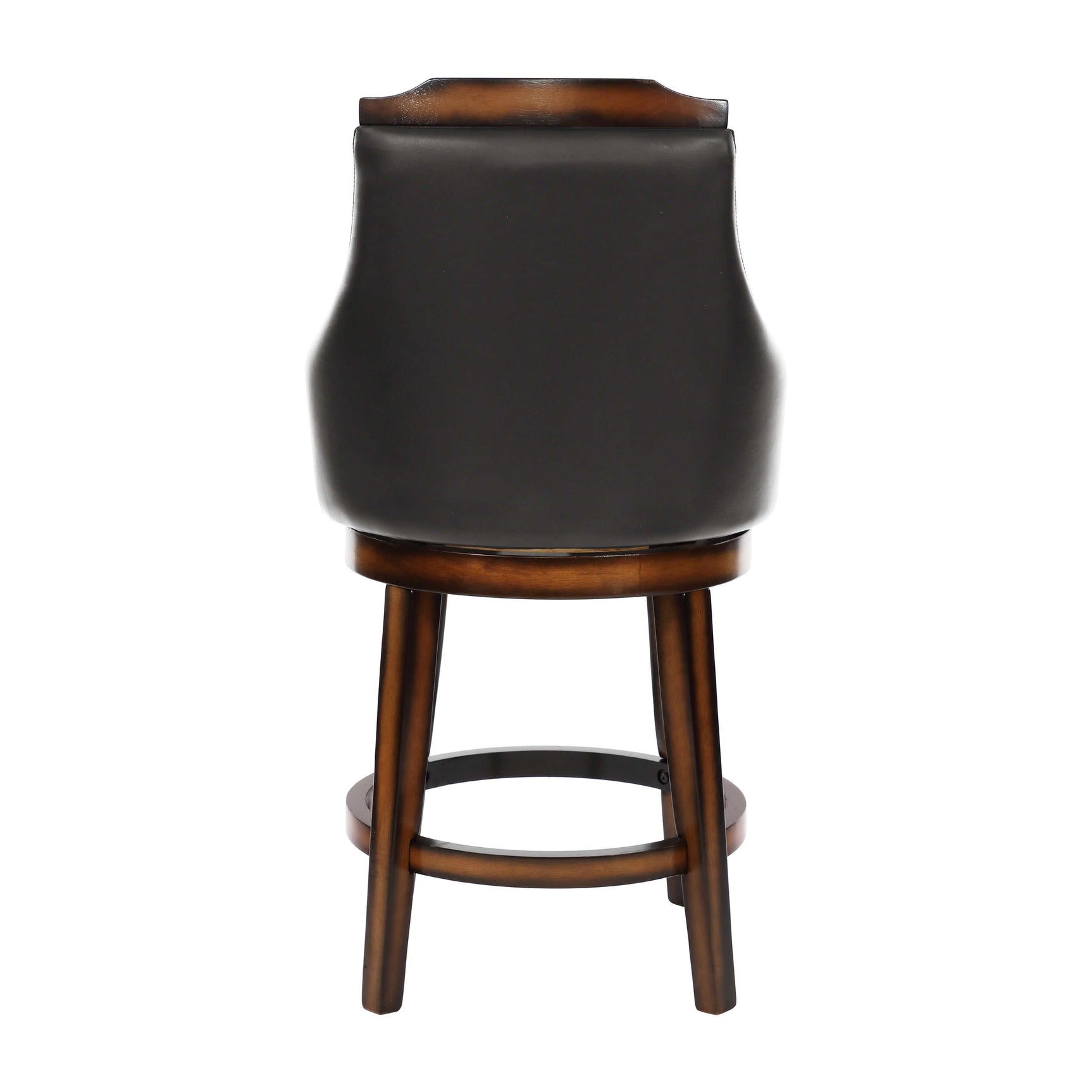 Bayshore Dark Brown Counter Height Swivel Chair (Set of 2) - Ornate Home