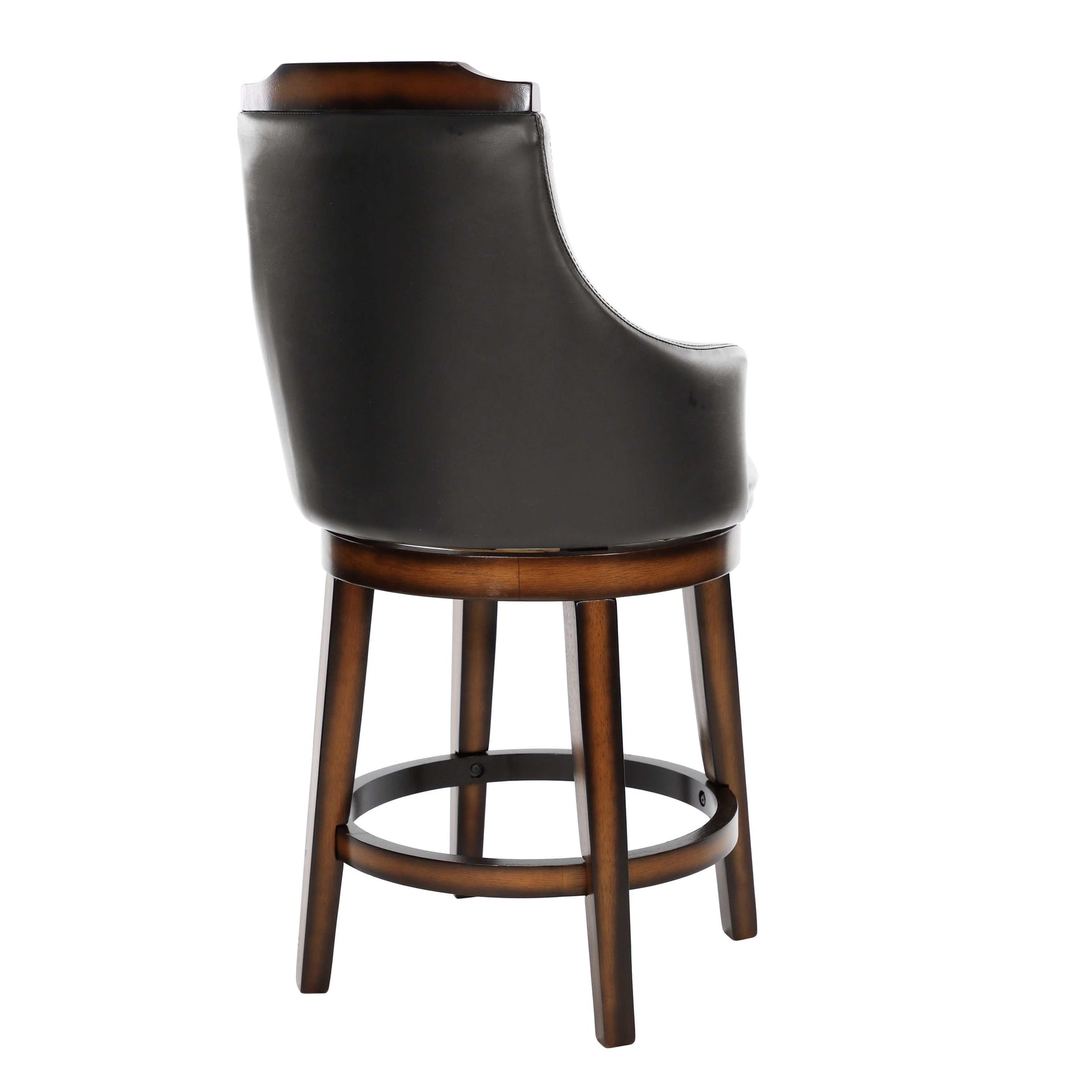 Bayshore Dark Brown Counter Height Swivel Chair (Set of 2) - Ornate Home