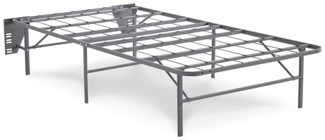 Baystorm Gray 2 Twin Panel Beds, 2 Mattresses, 2 Foundations, and Chest - Ornate Home