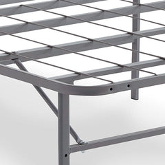 Baystorm Gray 2 Twin Panel Beds, 2 Mattresses, 2 Foundations, and Chest - Ornate Home