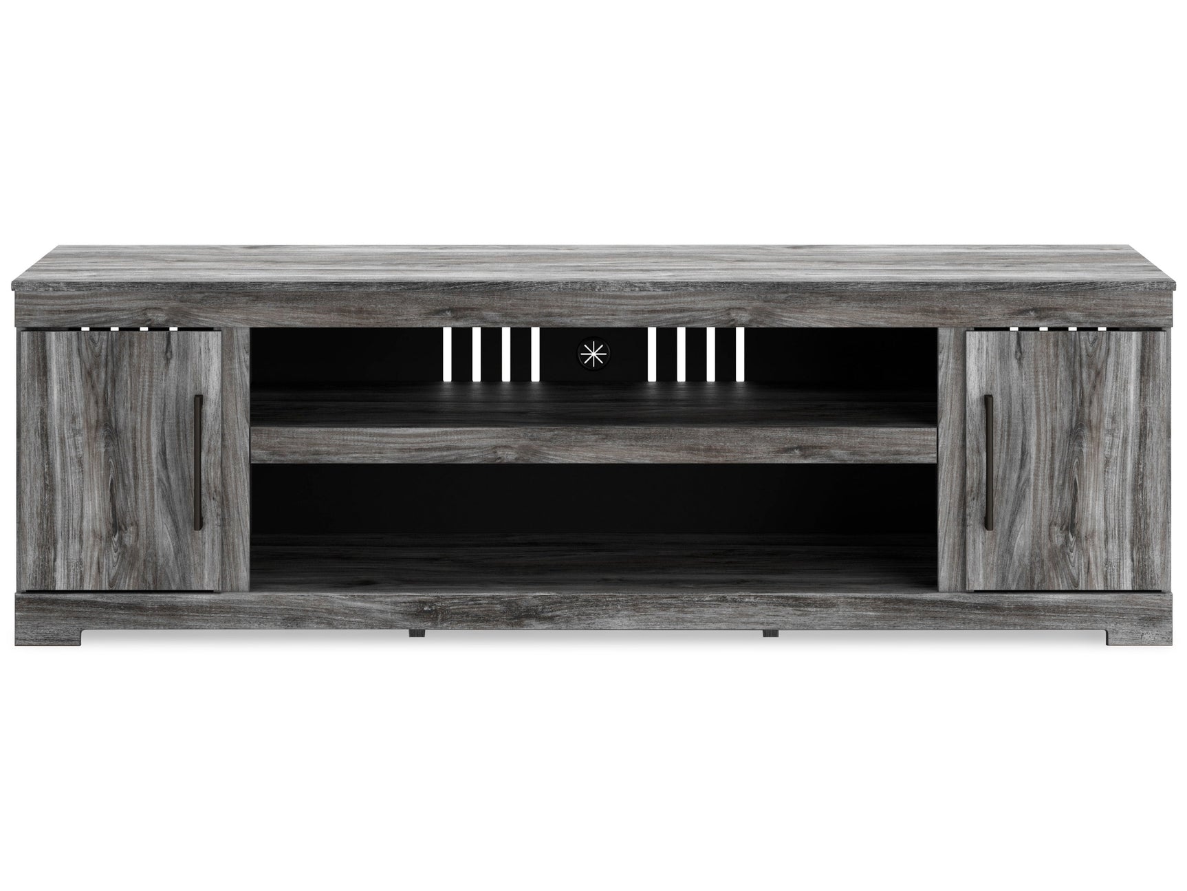 Baystorm Gray 73" TV Stand - Ornate Home