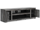 Baystorm Gray 73" TV Stand - Ornate Home