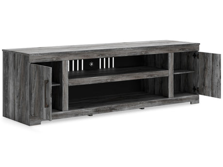 Baystorm Gray 73" TV Stand - Ornate Home