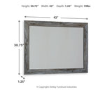 Baystorm Gray Bedroom Mirror (Online Special Price) - Ornate Home