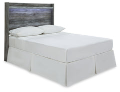 Baystorm Gray Full Panel Bed Headboard, Dresser, Mirror and Nightstand - Ornate Home