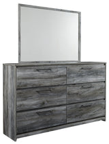 Baystorm Gray Full Panel Bedroom Set with Dresser, Mirror and Nightstand (Online Special Price) - Ornate Home