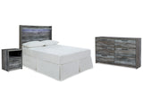 Baystorm Gray Full Panel Headboard, Dresser and Nightstand (Online Special Price) - Ornate Home