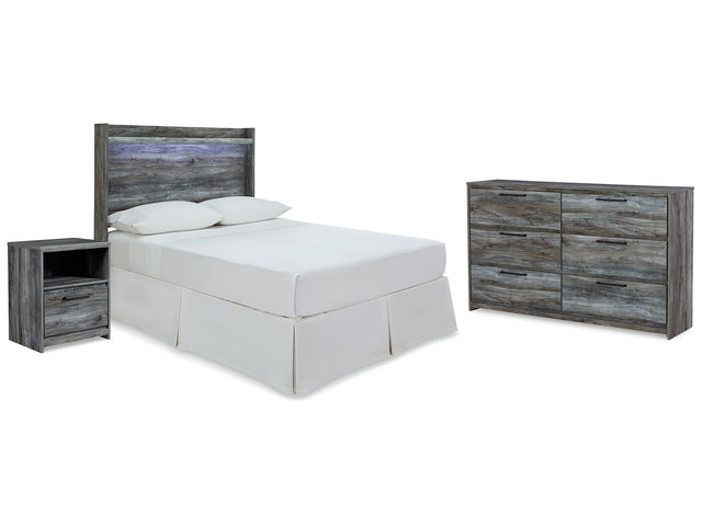Baystorm Gray Full Panel Headboard, Dresser and Nightstand (Online Special Price) - Ornate Home