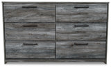 Baystorm Gray Full Panel Headboard, Dresser and Nightstand - Ornate Home