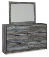 Baystorm Gray Full Panel Storage Bed & Dresser & Mirror (Online Special Price) - Ornate Home