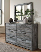 Baystorm Gray Full Panel Storage Bed & Dresser & Mirror (Online Special Price) - Ornate Home