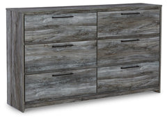 Baystorm Gray Full Panel Storage Bed, Dresser and Nightstand - Ornate Home