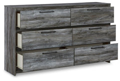 Baystorm Gray Full Panel Storage Bed, Dresser and Nightstand - Ornate Home