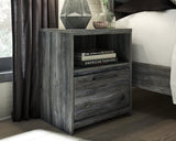Baystorm Gray Full Panel Storage Bedroom Set with Nightstand (Online Special Price) - Ornate Home