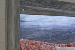 Baystorm Gray King Panel Bed - Ornate Home