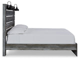 Baystorm Gray King Panel Bedroom Set with Dresser, Mirror, and Nightstand - Ornate Home