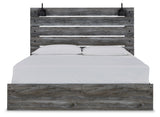 Baystorm Gray King Panel Bedroom Set with Dresser, Mirror, and Nightstand - Ornate Home