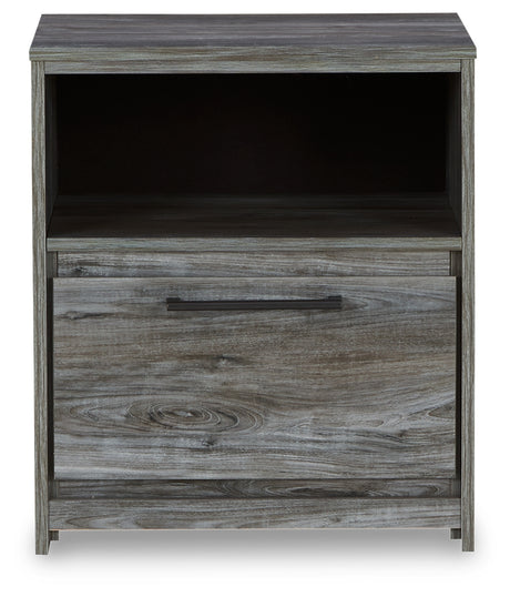Baystorm Gray King Panel Storage Bed, Chest and 2 Nightstands - Ornate Home