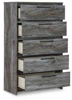 Baystorm Gray King Panel Storage Bedroom Set with Chest - Ornate Home