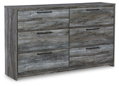 Baystorm Gray King Panel Storage Bedroom Set with Dresser, Chest and 2 Nightstands - Ornate Home