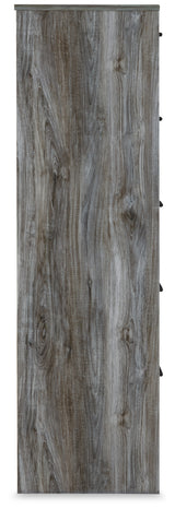 Baystorm Gray King Storage Bedroom Set with Dresser, Mirror, Chest and Nightstand - Ornate Home