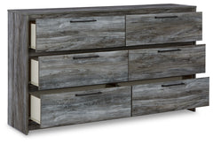 Baystorm Gray King Storage Bedroom Set with Dresser and 2 Nightstands - Ornate Home