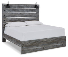 Baystorm Gray Queen Panel Bedroom Set with Chest and Nightstand - Ornate Home