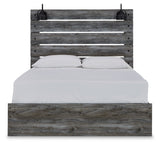 Baystorm Gray Queen Panel Bedroom Set with Chest and Nightstand - Ornate Home