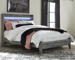 Baystorm Gray Queen Panel Bedroom Set with Dresser, Mirror, Chest and Nightstand - Ornate Home
