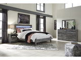 Baystorm Gray Queen Panel Bedroom Set with Dresser, Mirror and Nightstand (Online Special Price) - Ornate Home