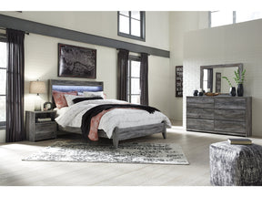 Baystorm Gray Queen Panel Bedroom Set with Dresser, Mirror and Nightstand (Online Special Price) - Ornate Home
