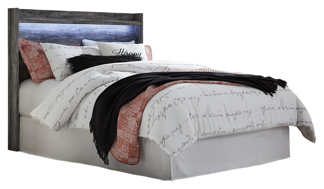 Baystorm Gray Queen Panel Headboard & Dresser & Mirror & Chest & Nightstand (Online Special Price) - Ornate Home