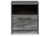 Baystorm Gray Queen Panel Headboard & Dresser & Mirror & Chest & Nightstand (Online Special Price) - Ornate Home