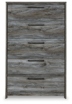 Baystorm Gray Queen Panel Headboard & Dresser & Mirror & Chest & Nightstand - Ornate Home