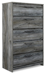 Baystorm Gray Queen Panel Storage Bed, Dresser and Chest (Online Special Price) - Ornate Home