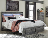 Baystorm Gray Queen Panel Storage Bedroom Set with Chest - Ornate Home
