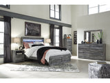 Baystorm Gray Queen Panel Storage Bedroom Set with Dresser, Mirror, Chest and 2 Nightstands (Online Special Price) - Ornate Home