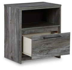 Baystorm Gray Queen Panel Storage Bedroom Set with Dresser and Nightstand - Ornate Home