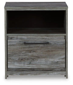 Baystorm Gray Queen Panel Storage Bedroom Set with Dresser and Nightstand - Ornate Home