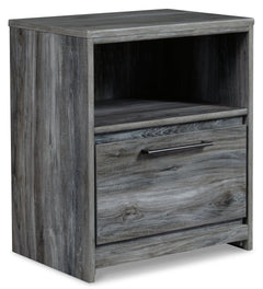 Baystorm Gray Twin Panel Bed Headboard, Dresser, Mirror and Nightstand - Ornate Home