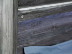 Baystorm Gray Twin Panel Bed - Ornate Home