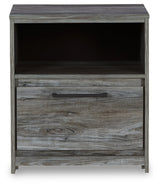 Baystorm Gray Twin Panel Bedroom Set with Dresser, Mirror and Nightstand - Ornate Home