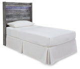 Baystorm Gray Twin Panel Headboard Bed & Dresser & Mirror & Nightstand (Online Special Price) - Ornate Home