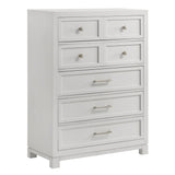 Baystorm White 4-Piece Queen UPH Storage Bedroom Set with 2 Nightstands & Chest - Ornate Home