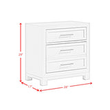 Baystorm White 5-Piece King UPH Storage Bedroom Set - Ornate Home